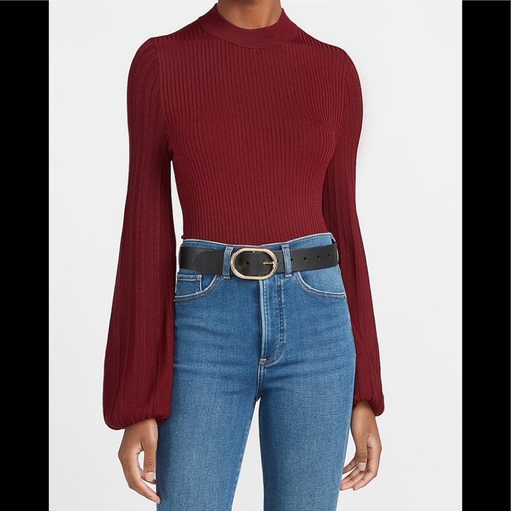 EXPRESS LONG BALLOON  SLEEVES SWEATER